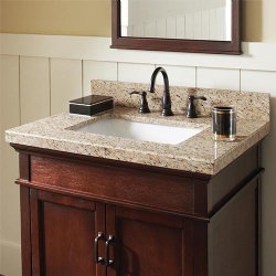 Giallo Ornamental granite bathroom vanity top