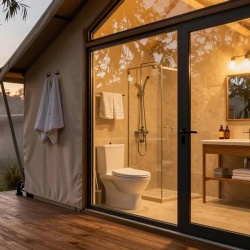 Glamping Tent with Private Bathroom