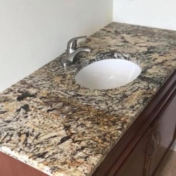 Golden Persa Granite Bathroom Vanity Top