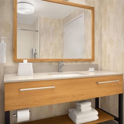 Hampton Inn & Suites Bathroom Vanity Package with Plumbing Fixtures