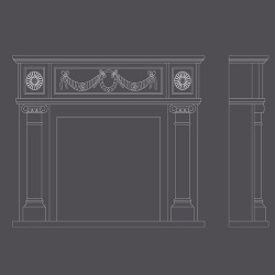 Hatfield Fireplace Mantel Design