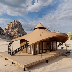 High Wind Resistant Hotel Tent Structure