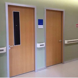 Hospital Interior Wood Door