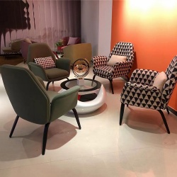 Hospitality Style Lounge Chair with Various Fabric Options
