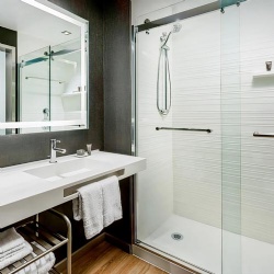 Hotel bathroom renovation for AC by Marriott