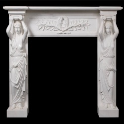 IDAHO marble chimneypiece English Fireplace