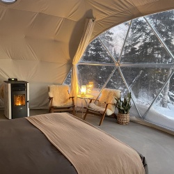 Insulated Cold Climate Glamping Tent