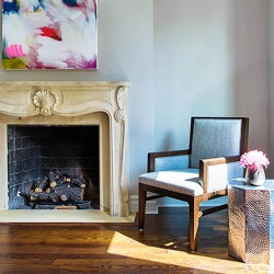 Interior Marble Fireplace Mantel