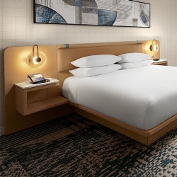 King Headboard with Bed Base in Delta Hotel