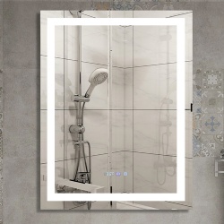 LED Backlit Frameless Lighted Bathroom Wall Mirror