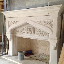 Limestone Fireplace Surrounds to Enhance Your Home’s Beauty