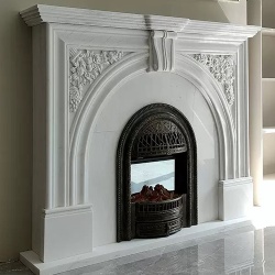 Lombardia Marble Fireplace Mantel
