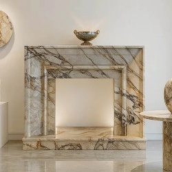 Marble Fireplace Surround Italian Valgri White