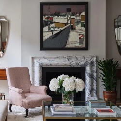 Marble bolection fireplace to suit any interior