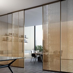 Metal Mesh Laminated Glass for Interior Partition Wall