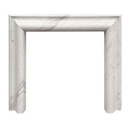 Modern Marble Fireplace Surround