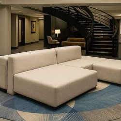 Modular Loveseat Sofa for Hotel Reception Zone