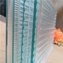 Narrow or Broad Reed Pattern Glass