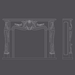 Queen Anne Fireplace Mantel Design