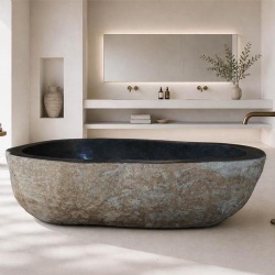 River Stone Bathtub