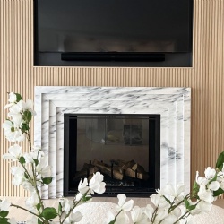 Royal Danby marble fireplace design