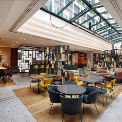 Softgood Seating for Canopy by Hilton Guest Lounge