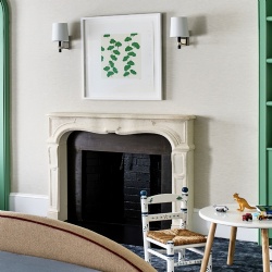 Sorbonne French Provincial Limestone Fireplace Surround