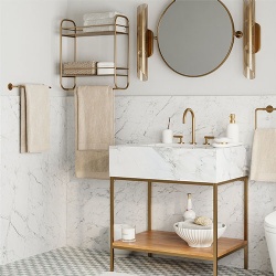 Streamline Marble Single Bathroom Vanity