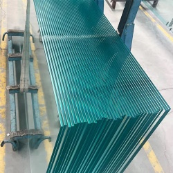 Toughened safety glass building material