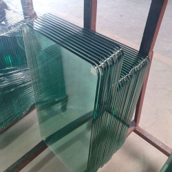 Toughenen safety glass for furniture surface