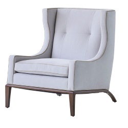 Traditional Wingback Accent Chair for Hotel Guest Room