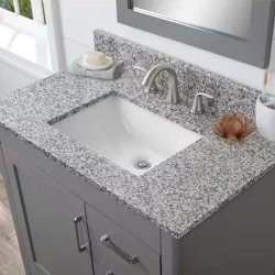 Upgrade your bathroom with a premium renovation vanity top. Durable granite bathroom countertop with elegant design, perfect for modern and luxury bathroom remodels