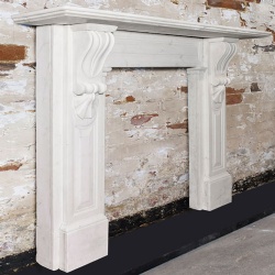 Victorian Marble Corbel Fireplace
