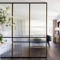 Wide Groove Fluted Decorative Glass