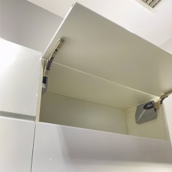 cabinet with lift up hinge