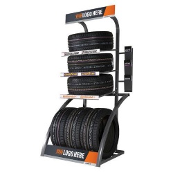 car tire display stand