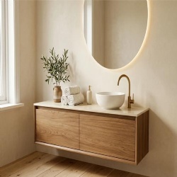ceramic top with vessel sink