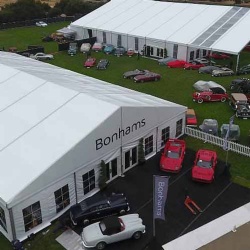 clear span marquee for car events