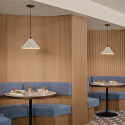 custom banquette seating for hotel restaurant