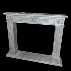 design and manufacture of marble fireplace mantel with various style and material