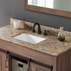 granite bathroom vanity top and sink