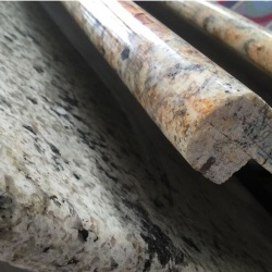 granite countertop with laminated full bullnose edge finish