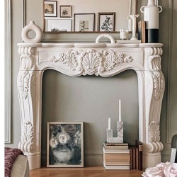 hand carved marble fireplace mantel for living room