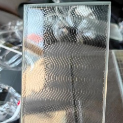 lastest desig acid etched carving glass style E
