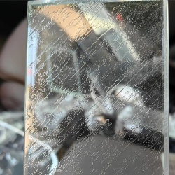 lastest design acid etched carving glass style D