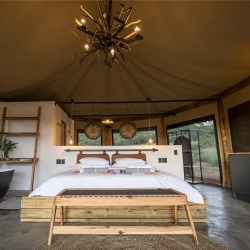 luxury tent resort designer