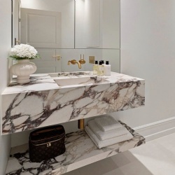 marble bathroom vanity for hotel projects