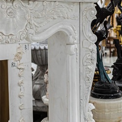 marble fireplace mantel fabrication