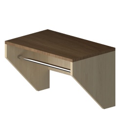 space-saving wall mount closets for hotel rooms