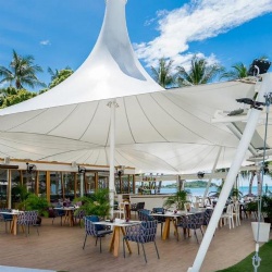 tensile structure contractor for resort